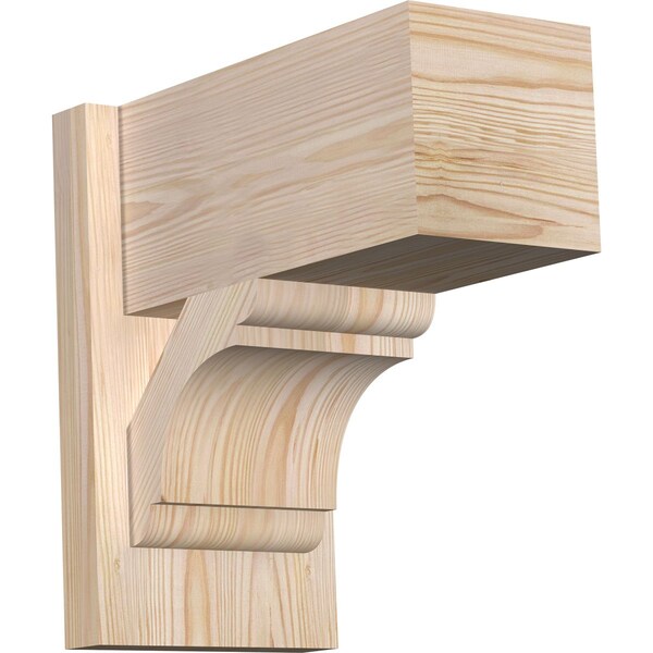 Ekena Millwork Olympic Block Smooth Outlooker, Douglas Fir, 7 1/2"W x 14"D x 14"H OUT08X14X14OLY05SDF - main